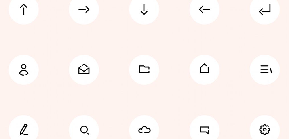 15 free simple XD icons