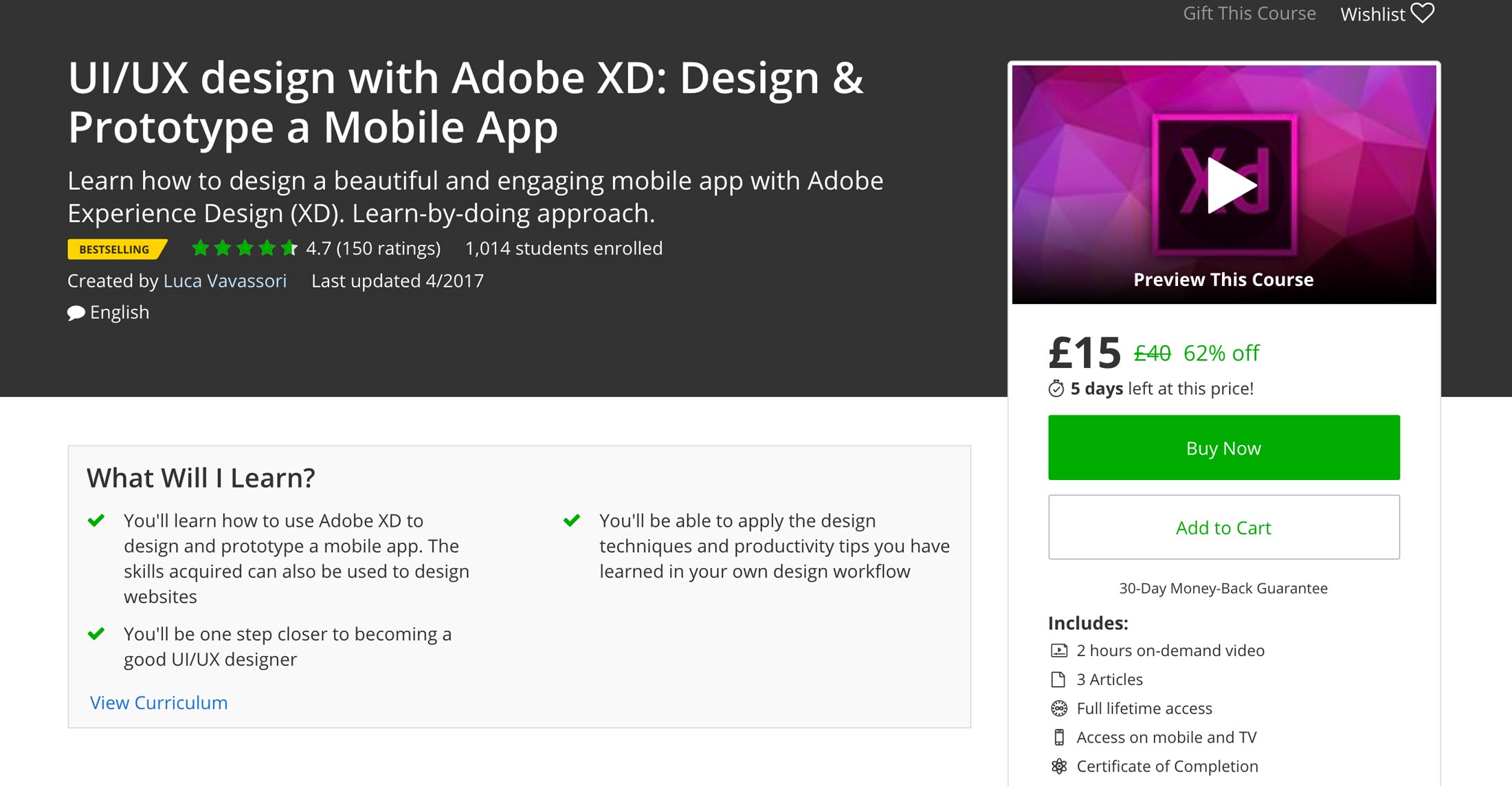 adobe xd course xdguru