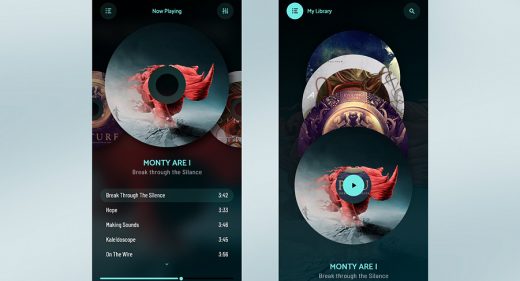 Adobe XD music app template