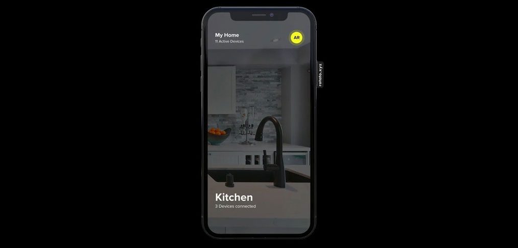 AR smart home app XD template