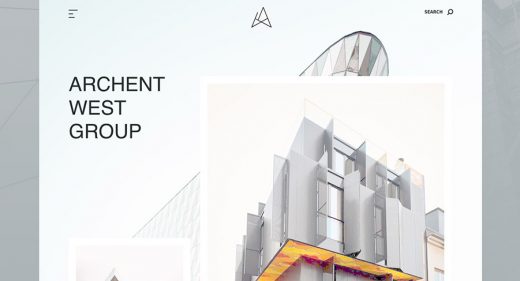 Architecture Website Template for Adobe XD