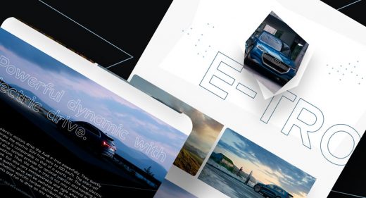 Audi e-Tron XD landing page