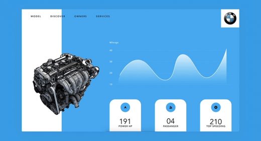 BMW engine XD animation