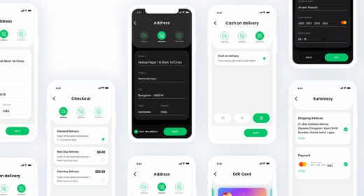 Checkout - Free XD UI kit