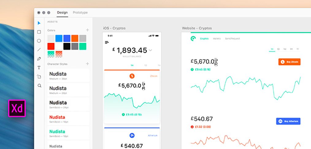 Cooin Crypto UI Kit Adobe XD