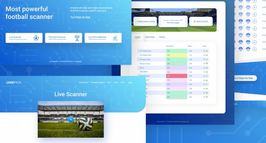 Football betting XD landing page