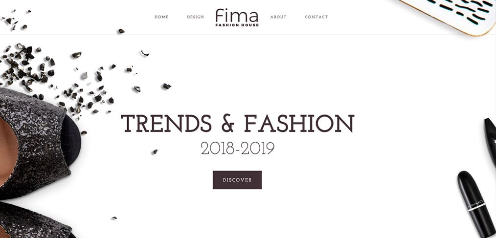 Free Fashion website template