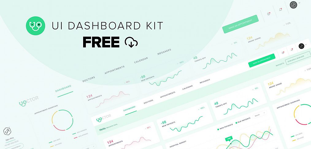 Free medical UI kit for XD