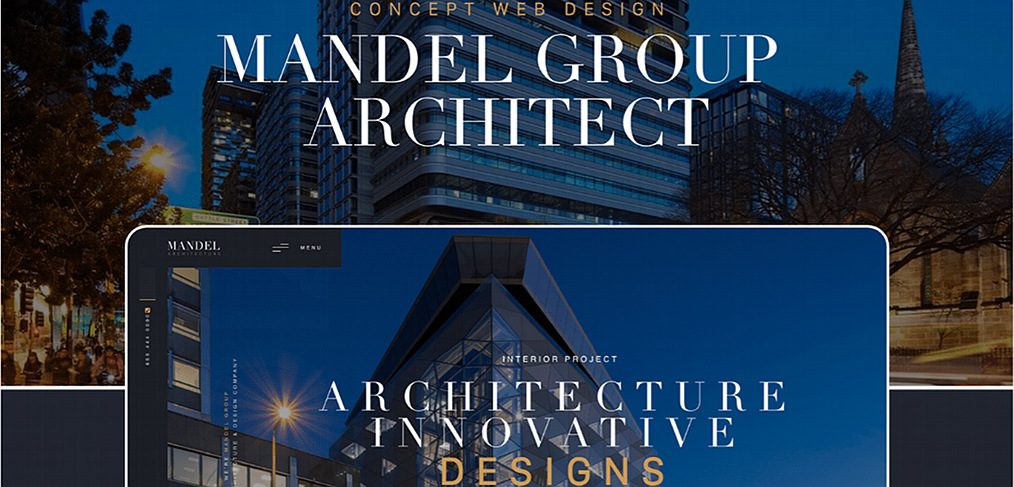 Free XD architecture website template