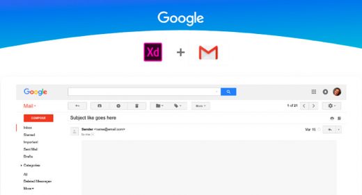 Adobe Xd Gmail UI Kit