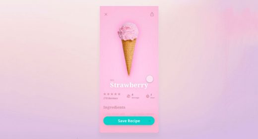 Ice Cream App animation