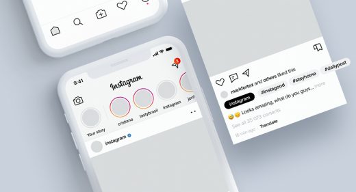 Instagram light XD redesign