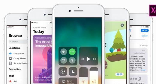 ios 11 ui kit xd