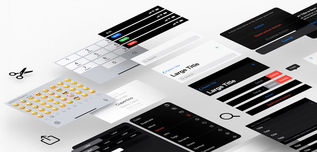 iOS 13 Adobe XD UI kit (Official)