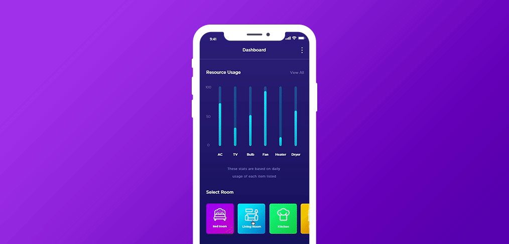 IOT app concept animation