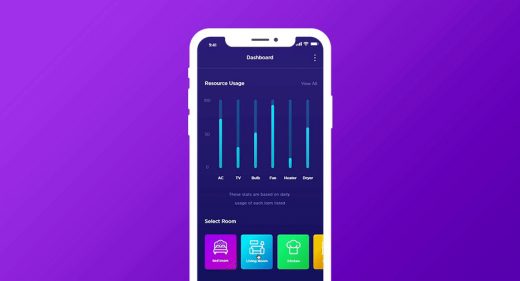 IOT app concept animation