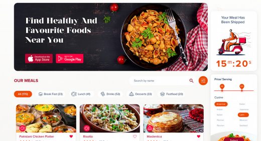 Kuk fresh food website template