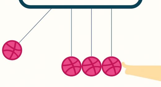 Newton's Cradle XD Animation