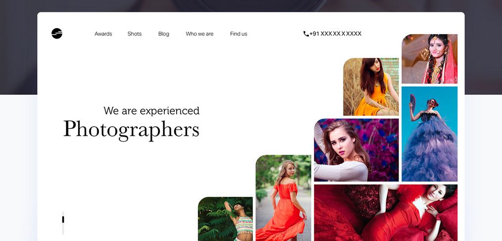 Photographer portfolio free template