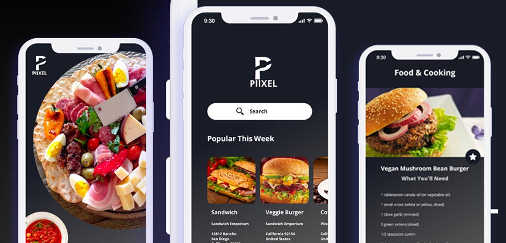 Restaurant App Design ios X adobe xd