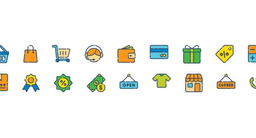 shopping icons adobe xd