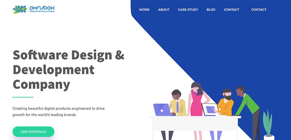 Software Company Website Template