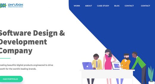 Software Company Website Template