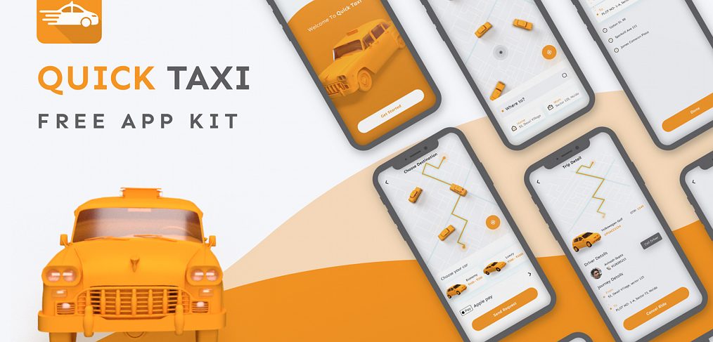 Taxi app freebie for XD