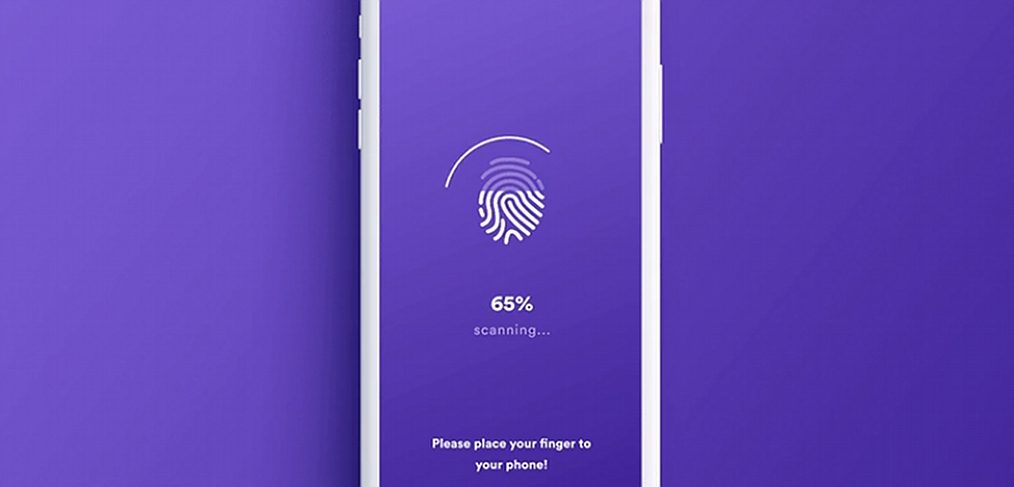 Touch ID fingerprint XD login animation