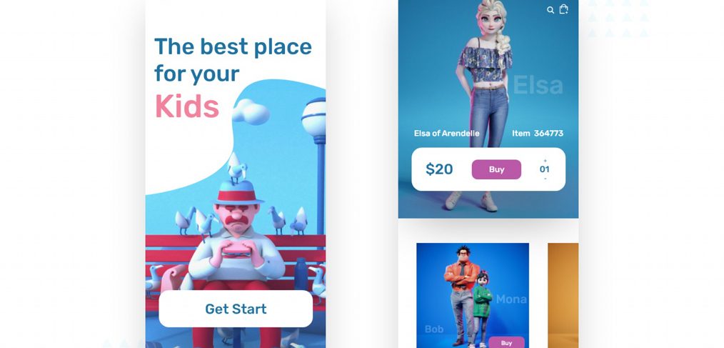 Toys app store concept