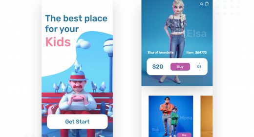 Toys app store concept