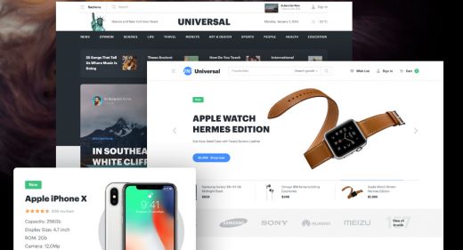 Universal - Premium UI kit for Adobe XD