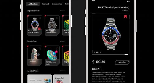 Watches ecommerce store template