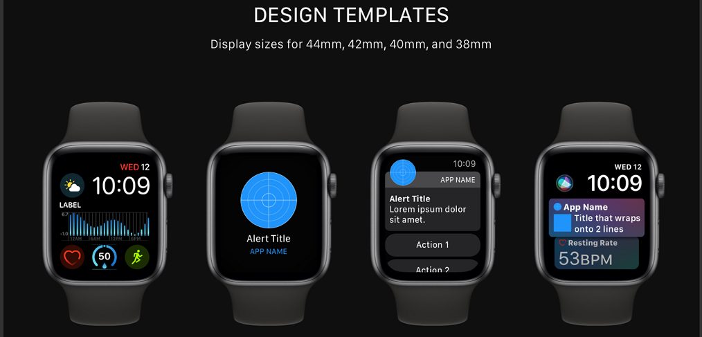 WatchOS UI kit for XD