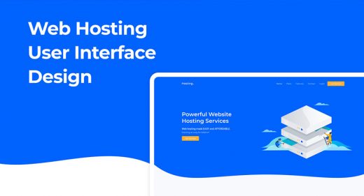 Web hosting free XD landing page