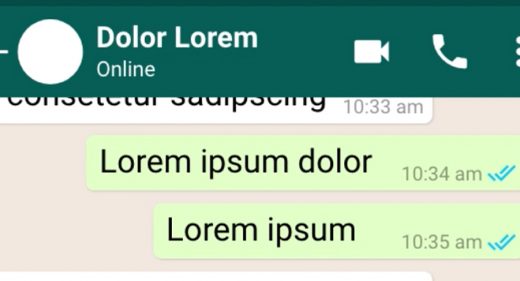 Whatsapp Chat UI Adobe XD