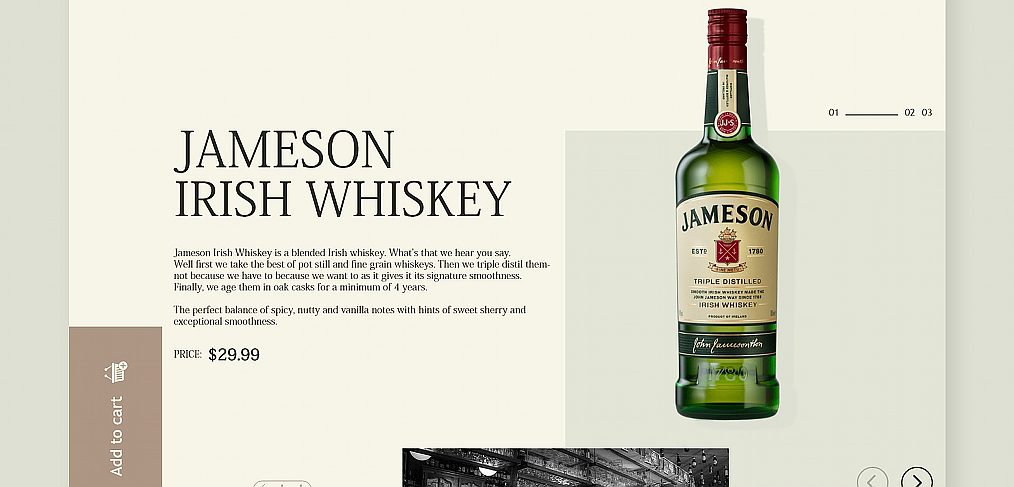 Whiskey XD website template