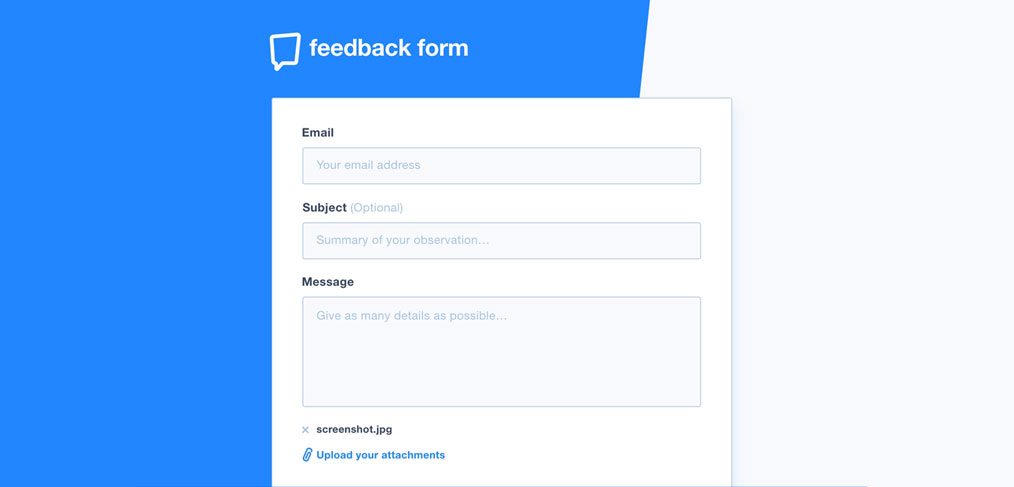 XD form template freebie