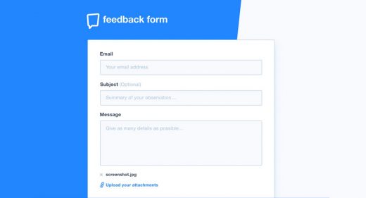 XD form template freebie