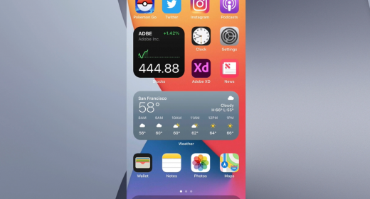 ios stackable widget